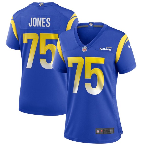 Women's Los Angeles Rams Deacon Jones Royal Game Retired Player Jersey