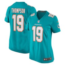 Women's Miami Dolphins Skylar Thompson Aqua Game Player Jersey