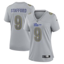 Women's Los Angeles Rams Matthew Stafford Gray Atmosphere Fashion Game Jersey