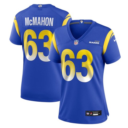 Women's Los Angeles Rams Dylan McMahon Royal Team Game Jersey