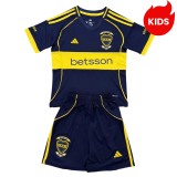Kids Boca Juniors 25/26 CWC Home Jersey and Short Kit