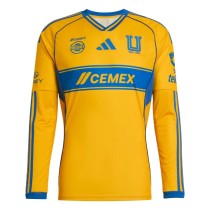 Thai Version Tigres UANL 25/26 Home Long Sleeve Jersey