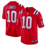 Men's New England Patriots Mac Jones Red Game Jersey