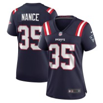 Women's New England Patriots Jim Nance Navy Retired Player Jersey