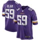 Men's Minnesota Vikings Matt Blair Purple Game Retired Player Jersey