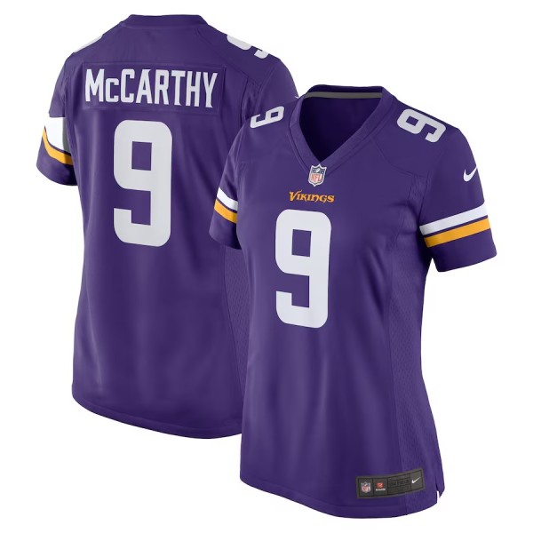 Women's Minnesota Vikings J.J. McCarthy Purple Player Game Jersey