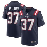 Men's New England Patriots Chad Ryland Navy Team Game Jersey