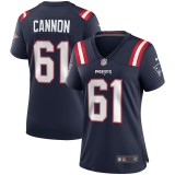 Women's New England Patriots Marcus Cannon Navy Game Jersey