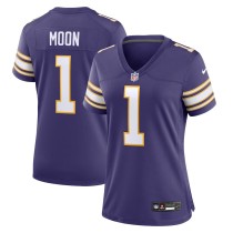 Women's Minnesota Vikings Warren Moon Purple Classic Retired Player Game Jersey