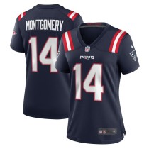 Women's New England Patriots Ty Montgomery Navy Player Game Jersey