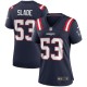 Women's New England Patriots Chris Slade Navy Game Retired Player Jersey