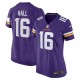 Women's Minnesota Vikings Jaren Hall Purple Game Jersey