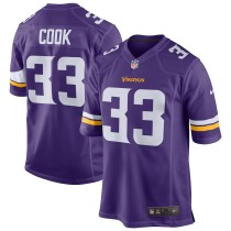 Men's Minnesota Vikings Dalvin Cook Purple Player Game Jersey
