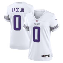 Women's Minnesota Vikings Ivan Pace Jr White Alternate Game Player Jersey