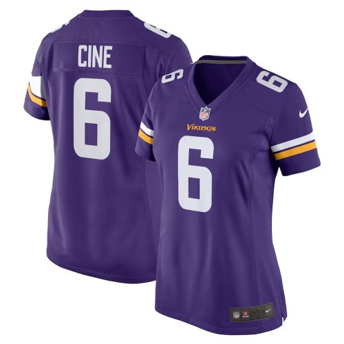 Women's Minnesota Vikings Lewis Cine Purple Game Player Jersey
