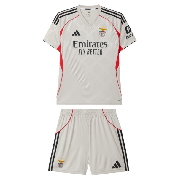 Kids Benfica 25/26 Away Jersey and Short Kit