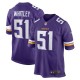Men's Minnesota Vikings Benton Whitley Purple Home Game Player Jersey