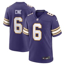 Men's Minnesota Vikings Lewis Cine Purple Classic Player Game Jersey