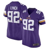 Women's Minnesota Vikings James Lynch Purple Game Player Jersey