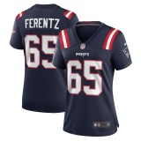 Women's New England Patriots James Ferentz Navy Game Jersey