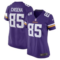 Women's Minnesota Vikings Dan Chisena Purple Game Jersey