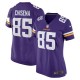 Women's Minnesota Vikings Dan Chisena Purple Game Jersey
