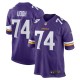 Men's Minnesota Vikings Oli Udoh Purple Game Jersey