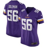 Women's Minnesota Vikings Chris Doleman Purple Game Retired Player Jersey
