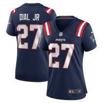 Women's New England Patriots Marcellas Dial Jr. Navy Game Jersey
