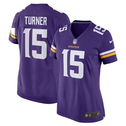 Women's Minnesota Vikings Dallas Turner Purple Game Jersey