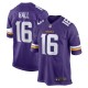 Men's Minnesota Vikings Jaren Hall Purple Game Jersey