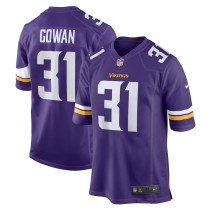 Men's Minnesota Vikings Tay Gowan Purple Home Game Player Jersey