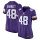 Women's Minnesota Vikings Chris Garrett Purple Home Game Player Jersey