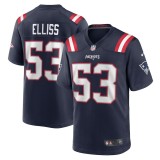 Men's New England Patriots Christian Elliss Navy Game Jersey