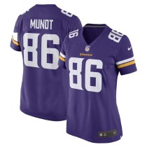 Women's Minnesota Vikings Johnny Mundt Purple Game Player Jersey