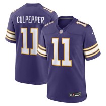 Men's Minnesota Vikings Daunte Culpepper Purple Classic Retired Player Game Jersey