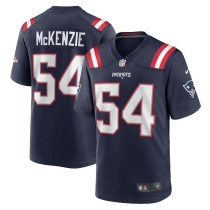 Men's New England Patriots Jalen McKenzie Navy Team Game Jersey