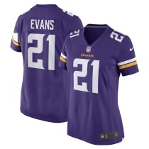 Women's Minnesota Vikings Akayleb Evans Purple Game Player Jersey