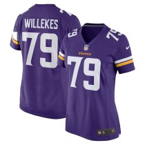 Women's Minnesota Vikings Kenny Willekes Purple Game Jersey