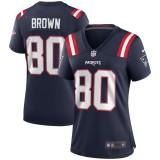Women's New England Patriots Troy Brown Navy Game Retired Player Jersey