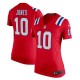 Women's New England Patriots Mac Jones Red Game Jersey