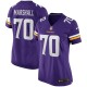 Women's Minnesota Vikings Jim Marshall Purple Game Retired Player Jersey