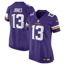 Women's Minnesota Vikings Daniel Jones Purple Team Game Jersey