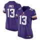 Women's Minnesota Vikings Daniel Jones Purple Team Game Jersey