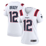 Women's New England Patriots Tom Brady White Retired Game Jersey
