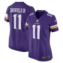 Women's Minnesota Vikings Trent Sherfield Sr. Purple Game Jersey