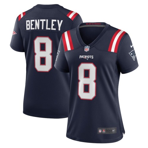 Women's New England Patriots Ja'Whaun Bentley Navy Game Player Jersey