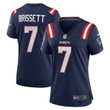 Women's New England Patriots Jacoby Brissett Navy Game Jersey