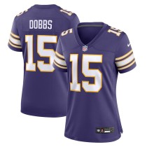 Women's Minnesota Vikings Joshua Dobbs Purple Alternate Game Jersey