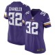 Women's Minnesota Vikings Ty Chandler Purple Game Player Jersey